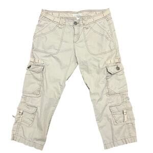 Y2K Aeropostale Low Rise Cropped Cargo Pants Size 5/6